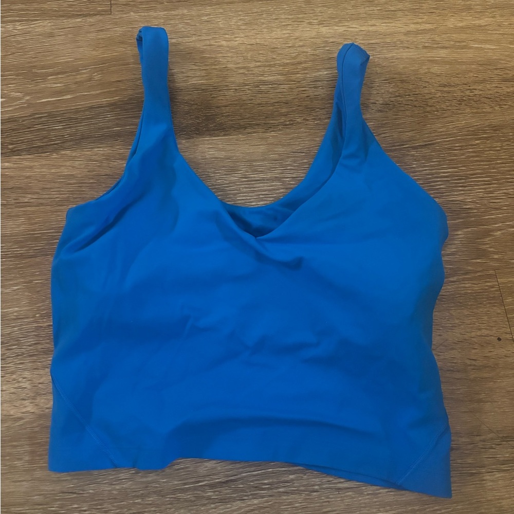 Cobalt blue lululemon align tank top